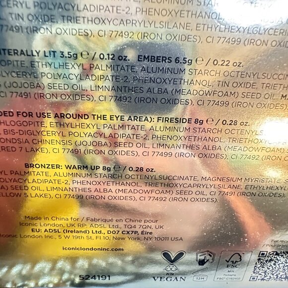 Iconic London Heat of the Moment Face & Eye Palette 36g NIB - Picture 6 of 7